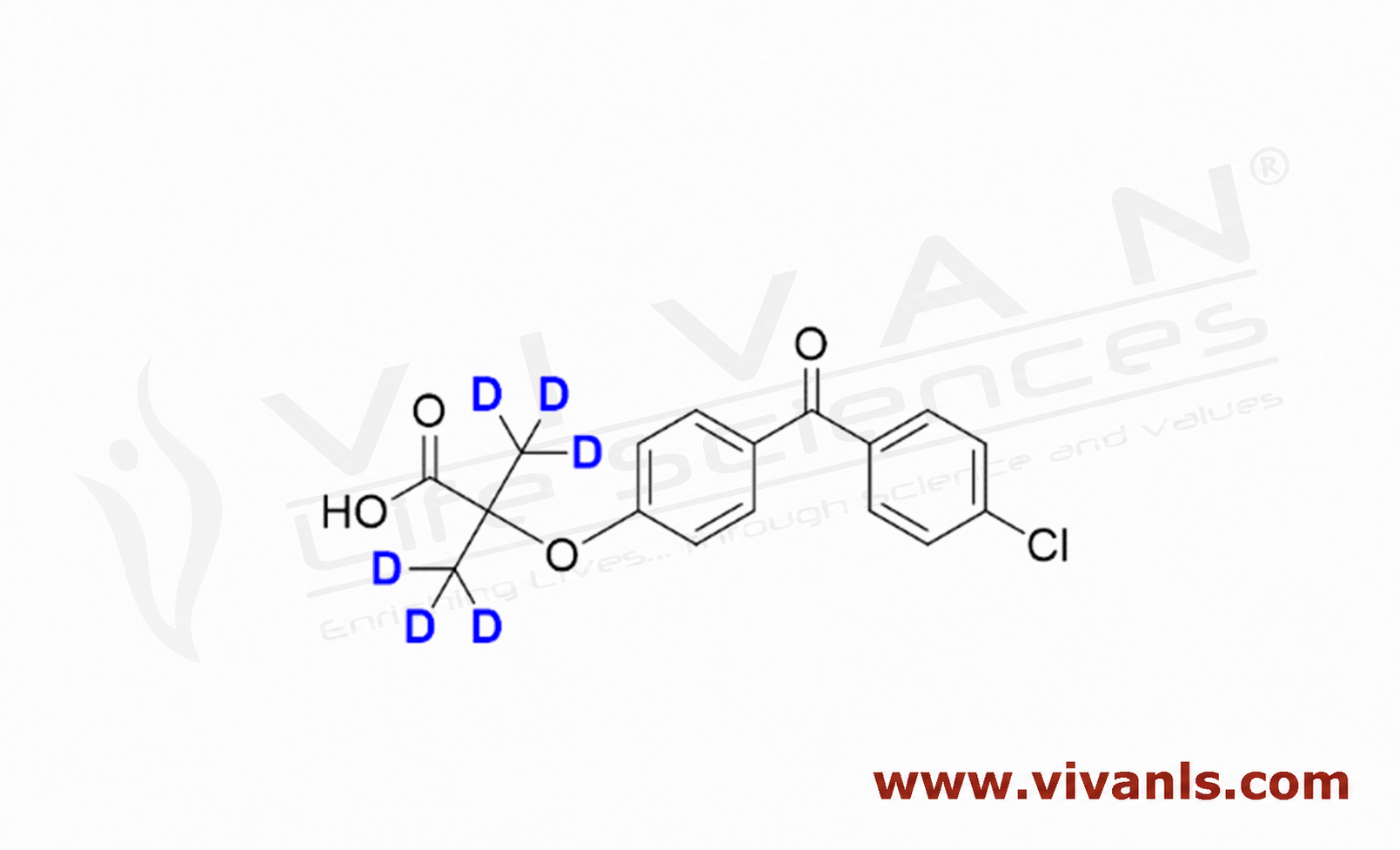 Stable Isotope Labeled Compounds-Fenofibric acid D6-1784717375.png